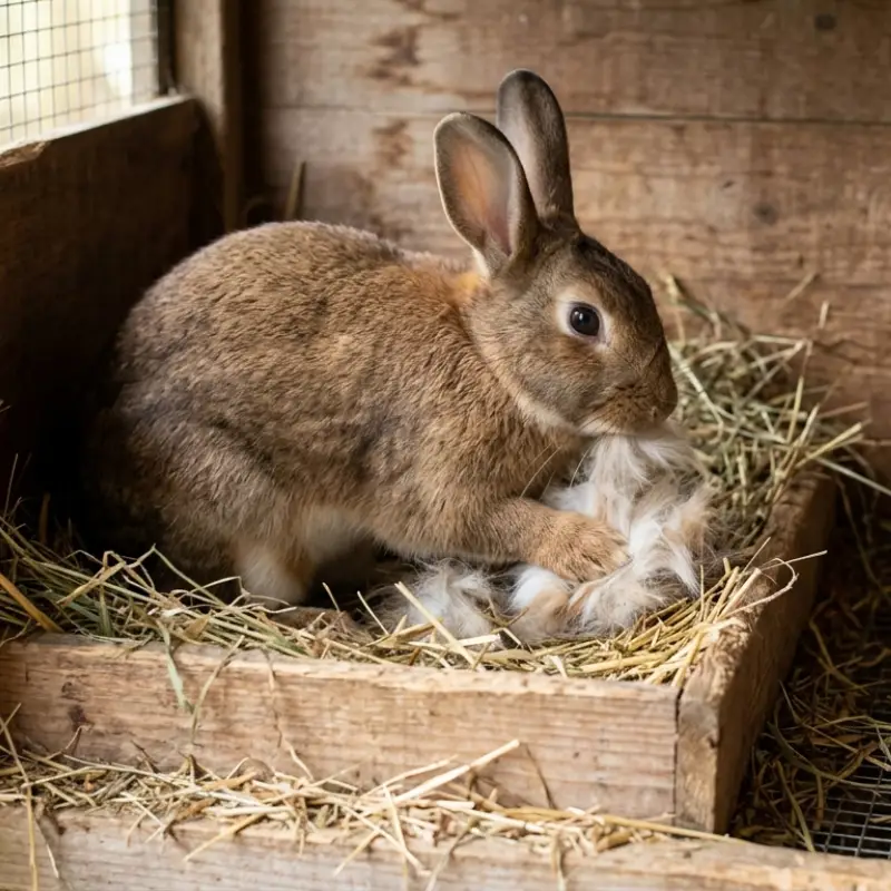 Signs your rabbit is pregnant