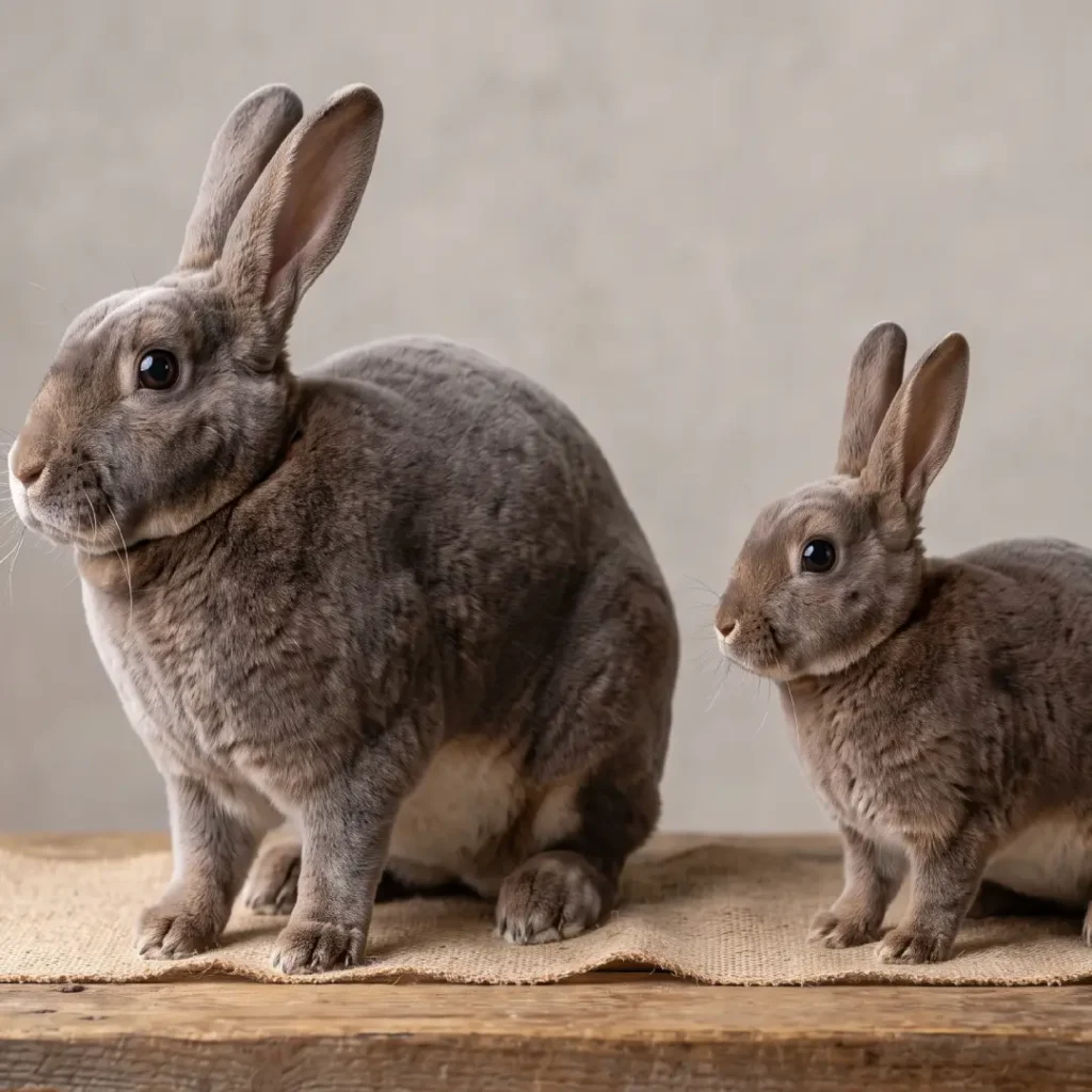 Standard Rex versus Mini Rex